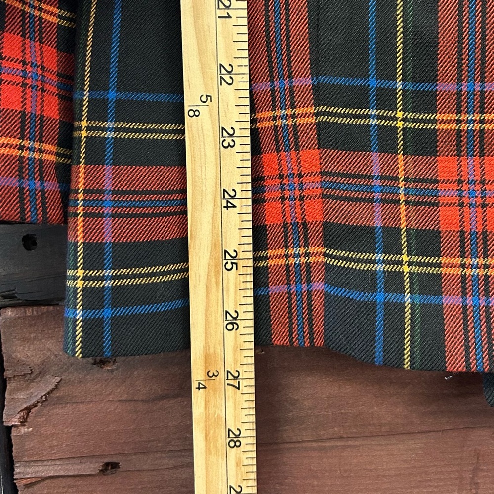 ASO CLUELESS 90s Rampage Tartan Plaid Preppy Grunge Cute Goth Heritage Blazer LG - Picture 12 of 13